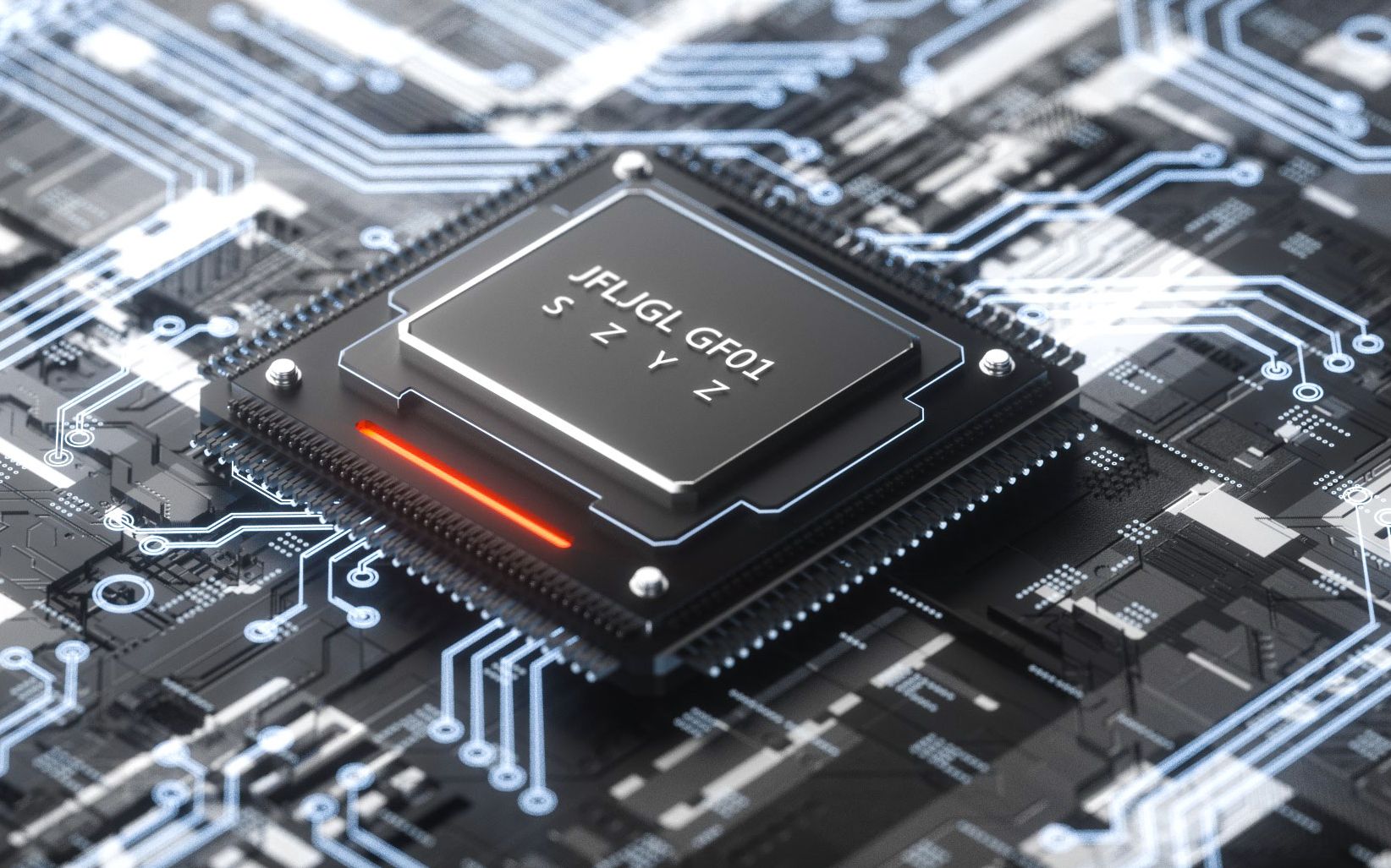 C4D電子芯片建模與科技風渲染 從零基礎到精通的全方位教程